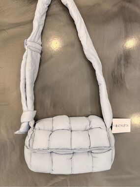 NWT Athleta Pale Blue Shoulder Crossbody Bag